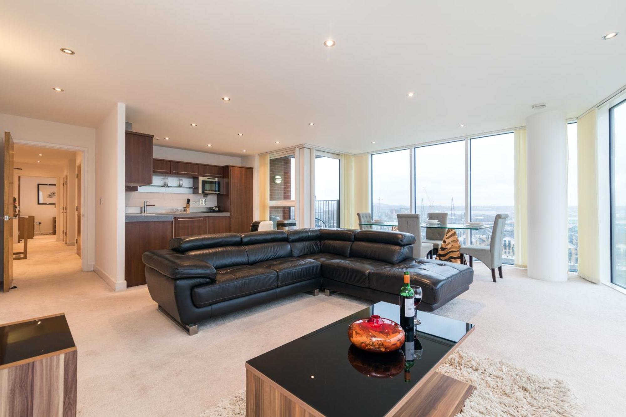 Apartmán Austin David Executive Excel Londýn Exteriér fotografie