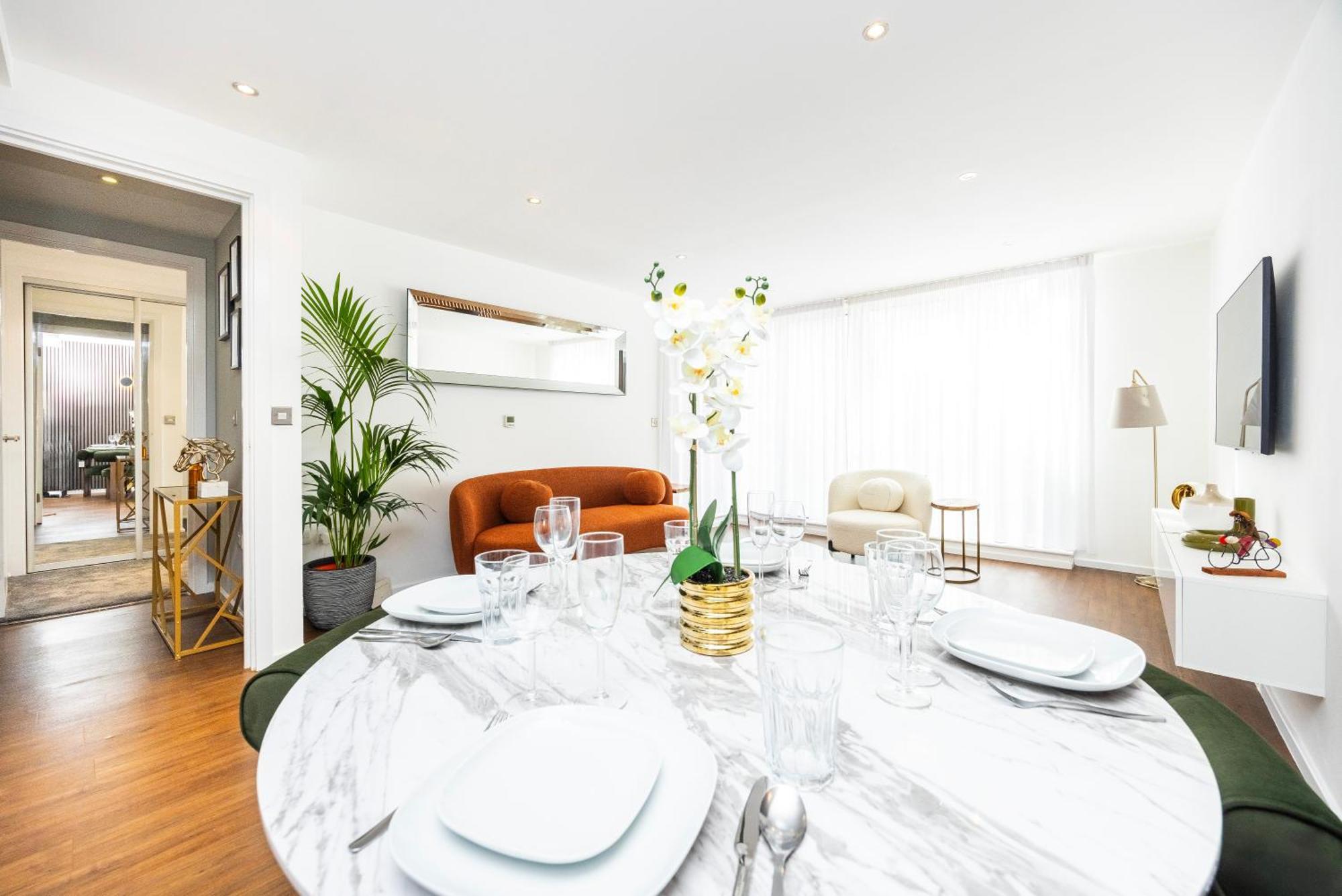 Apartmán Austin David Executive Excel Londýn Exteriér fotografie