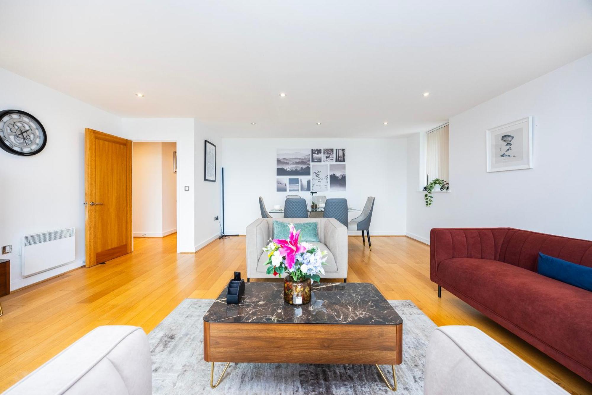 Apartmán Austin David Executive Excel Londýn Exteriér fotografie